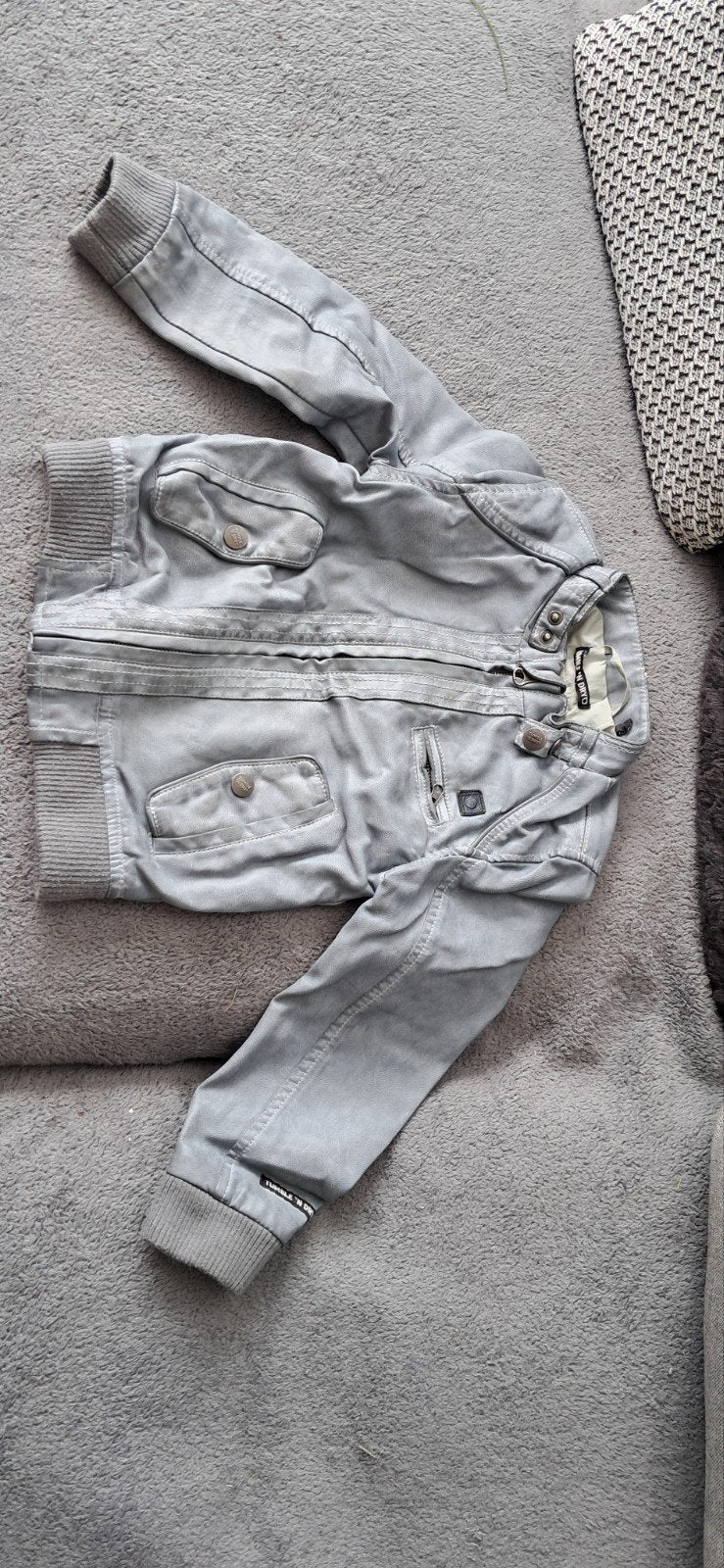 veste en cuir cool, Neuf, Garçon, Enlèvement ou Envoi, Tumble 'n dry