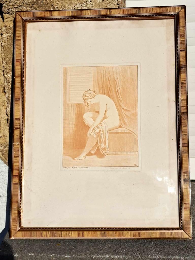 gravure pequegnot apres marc antoine, Antiek en Kunst, Kunst | Etsen en Gravures, Ophalen of Verzenden, Gravure