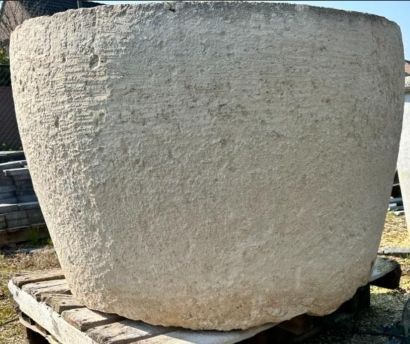 Uiterst zeldzame hardstenen ponne, Tuin en Terras, Ophalen, Steen, 100 cm of meer, Rond
