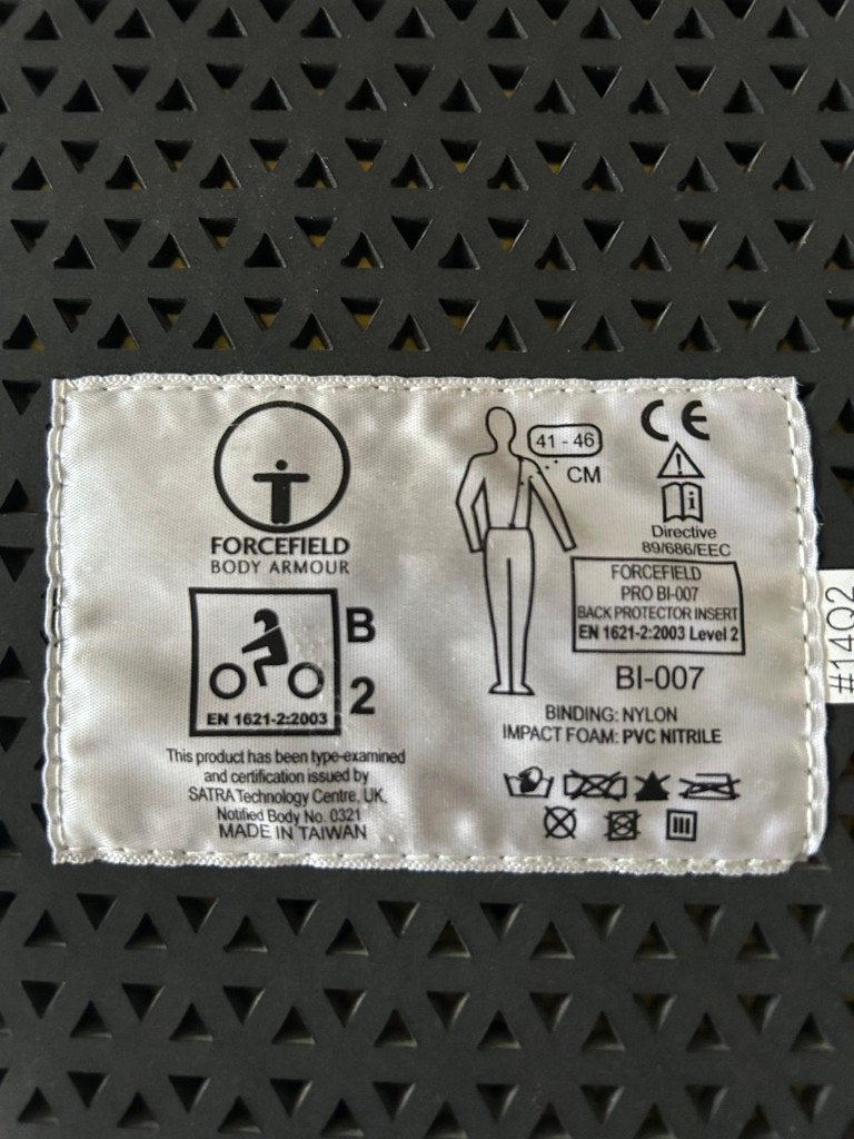 Forcefield Body Armour – Pro Back Insert, Overige typen, Dames, Ophalen of Verzenden, Nieuw zonder kaartje