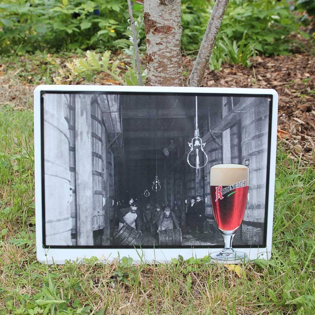 Reclamebord Rodenbach, Verzamelen, Ophalen of Verzenden, Zo goed als nieuw, Reclamebord, Plaat of Schild