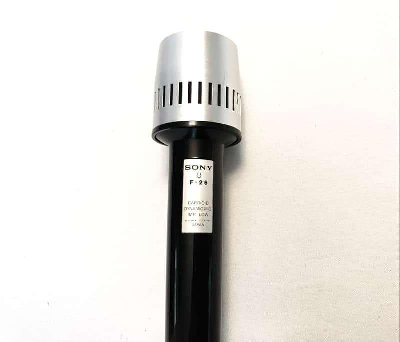 Sony F-26 dynamische microfoon, Muziek en Instrumenten, Microfoons, Gebruikt, Zangmicrofoon, Ophalen of Verzenden