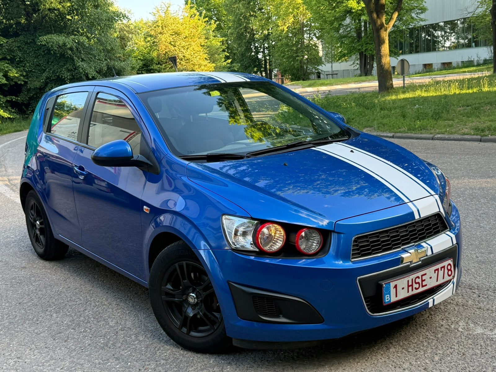 Chevrolet Aveo 1.2i Essence Euro5 8/2012 5 Portes Clim Jante, Autos, Chevrolet, Système audio, Euro 5, Achat, Entreprise