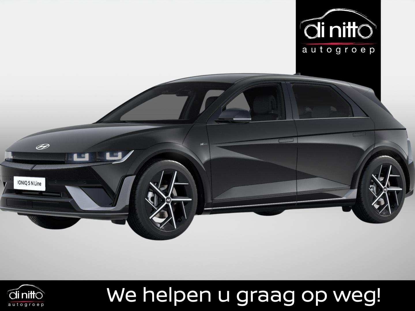 Hyundai IONIQ 5 84kWh Business Plus N-Line DEMO, Auto's, Hyundai, Automaat, Zwart, IONIQ 5, Zwart