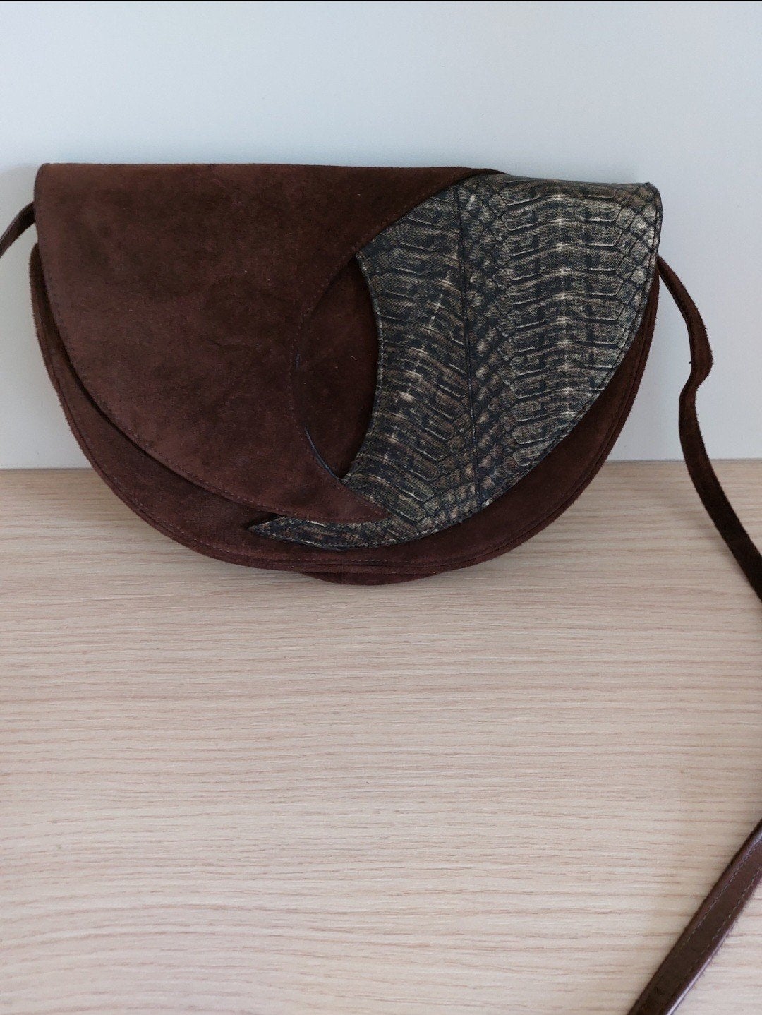 Prachtige, kwaliteitsvolle, lederen handtas., Handtassen en Accessoires, Ophalen of Verzenden, Zo goed als nieuw, Bruin, Handtas