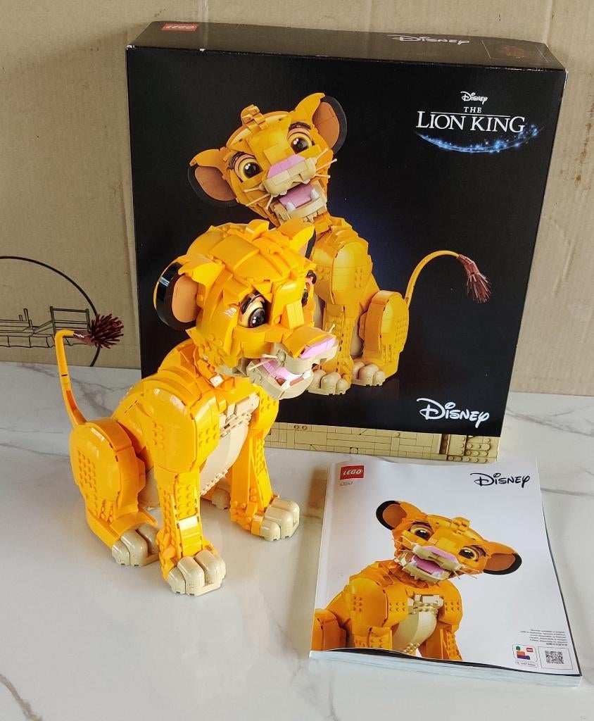 43247 LEGO Disney - Simba le jeune Roi Lion, Ophalen of Verzenden, Gebruikt, Complete set, Lego