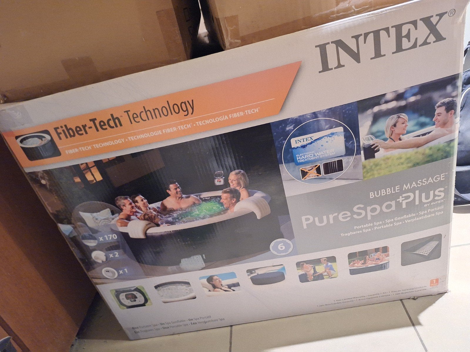 Intex jacuzzi Pure Spa Plus, Tuin en Terras, Ophalen, Nieuw, Opblaaszwembad