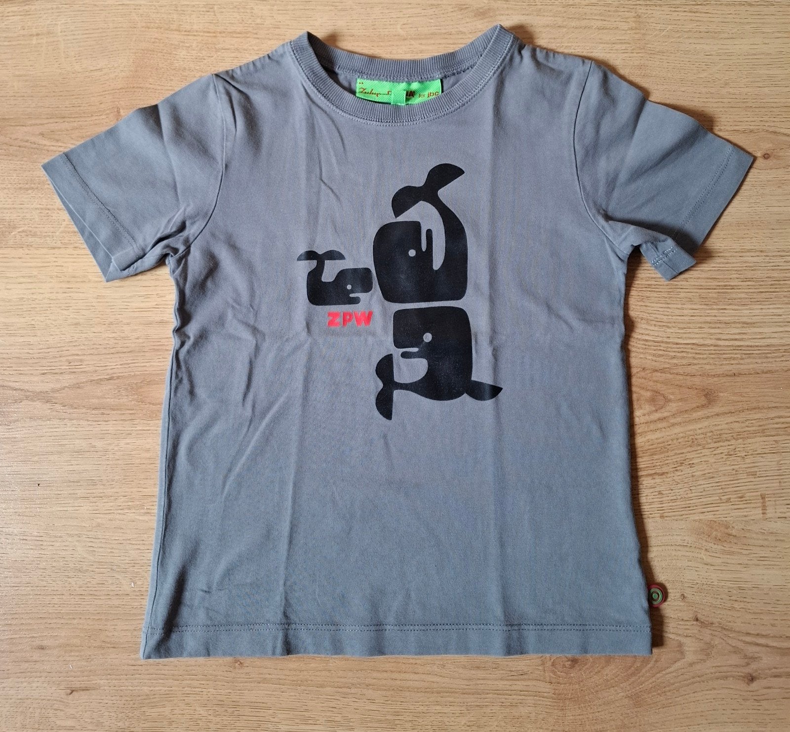 Grijs T-shirt maat 122 of 7 jaar JBC ZPW, Kinderen en Baby's, Ophalen of Verzenden, Zo goed als nieuw, JBC, Jongen