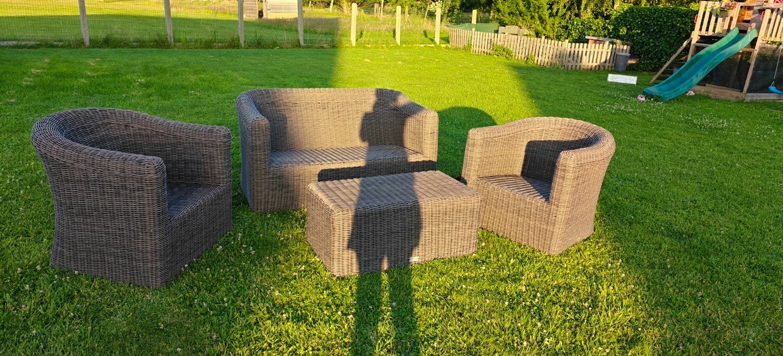 Lounge set rotan, Tuin en Terras, Ophalen