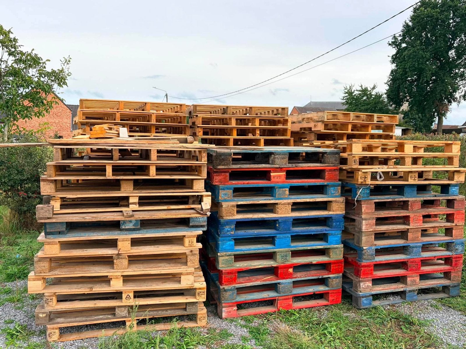 +- 120 Palletten gratis af te halen, Ophalen, Zo goed als nieuw