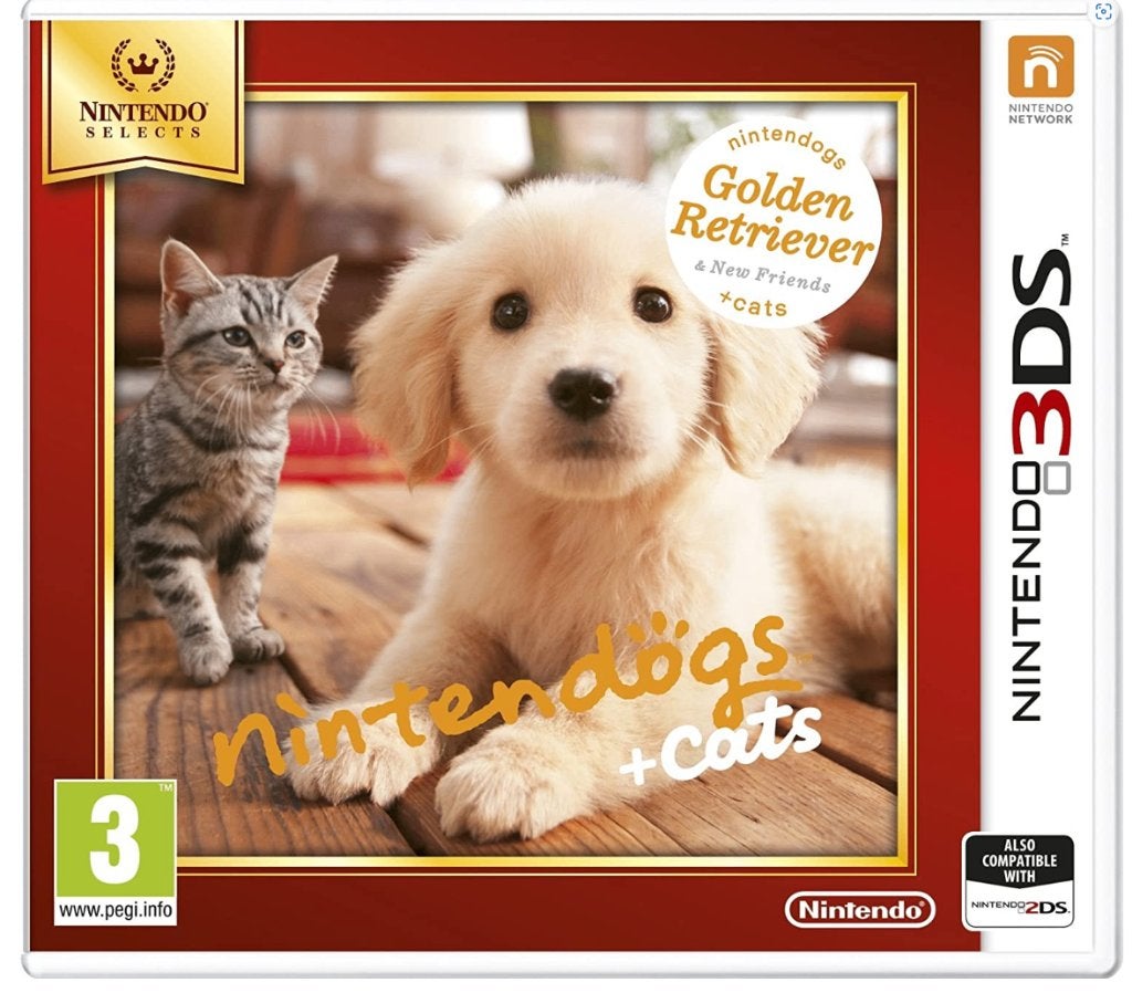 Nintendogs + Cats Golden Retriever Nintendo 3DS, Enlèvement, Utilisé