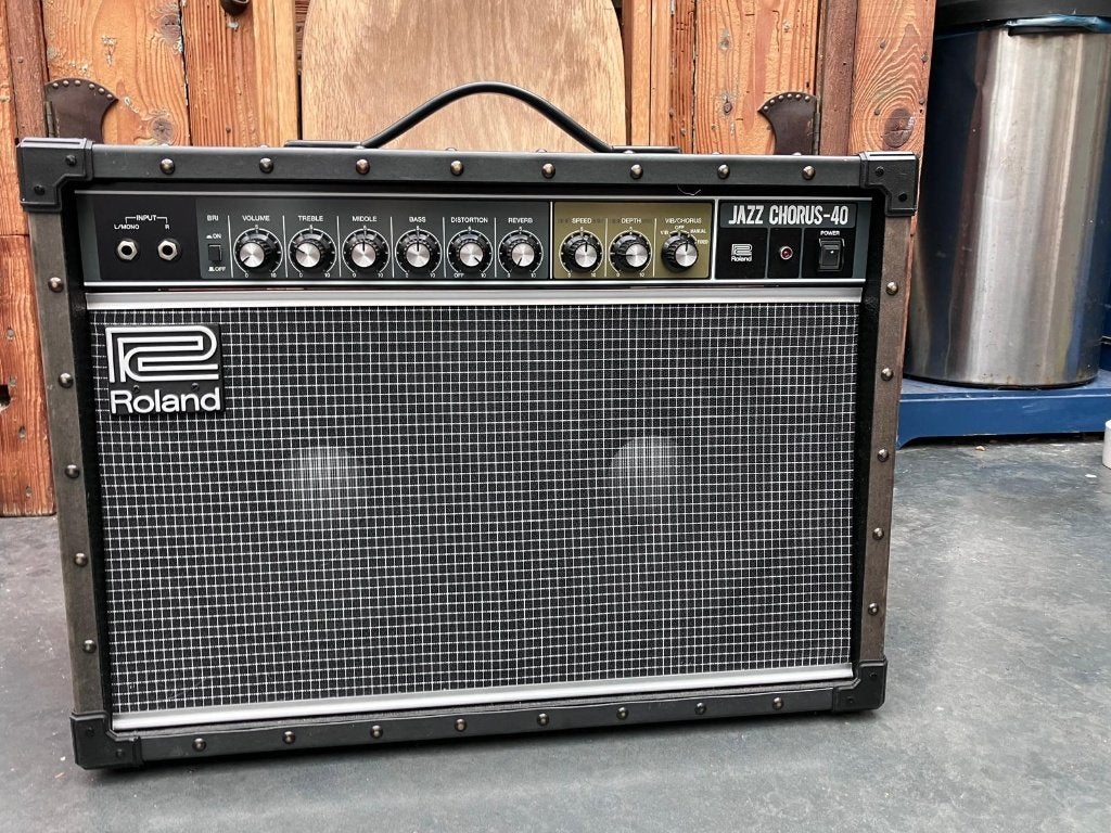 Roland jazz chorus jc-40, Ophalen, Gebruikt, Gitaar, Minder dan 50 watt