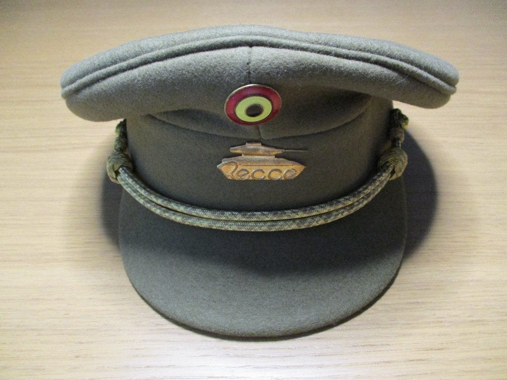 ABL 1969: Kepi d'officier Recce Esc, Collections, Enlèvement ou Envoi, Armée de terre, Casque ou Béret