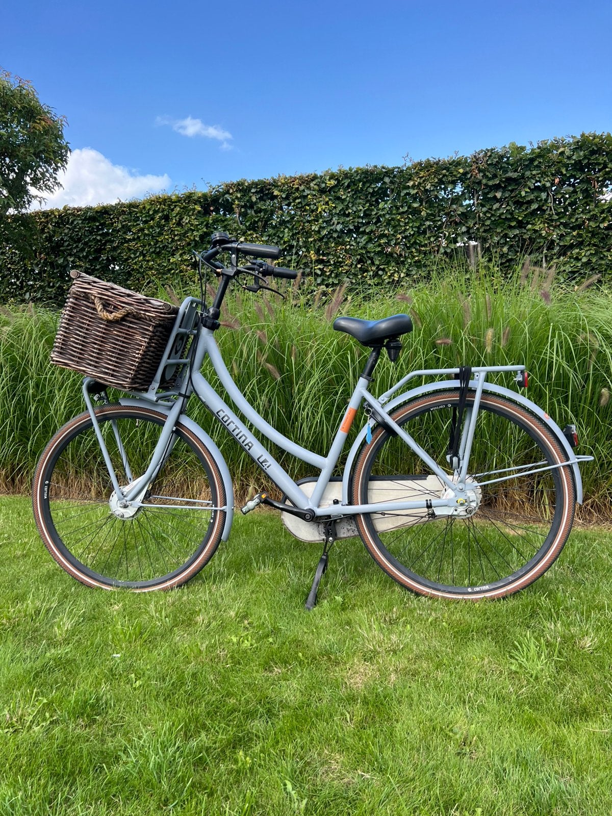 Cortina fiets met mand, Gebruikt, Versnellingen, 50 tot 53 cm, Trommelrem
