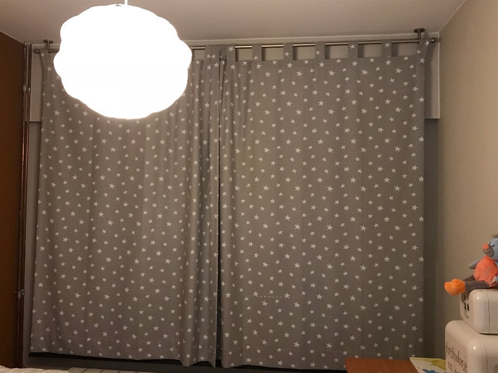 2* Gordijnen Heytens Inclusief Inox Rails, Huis en Inrichting, Ophalen, Overige merken, 256 cm, 180 cm
