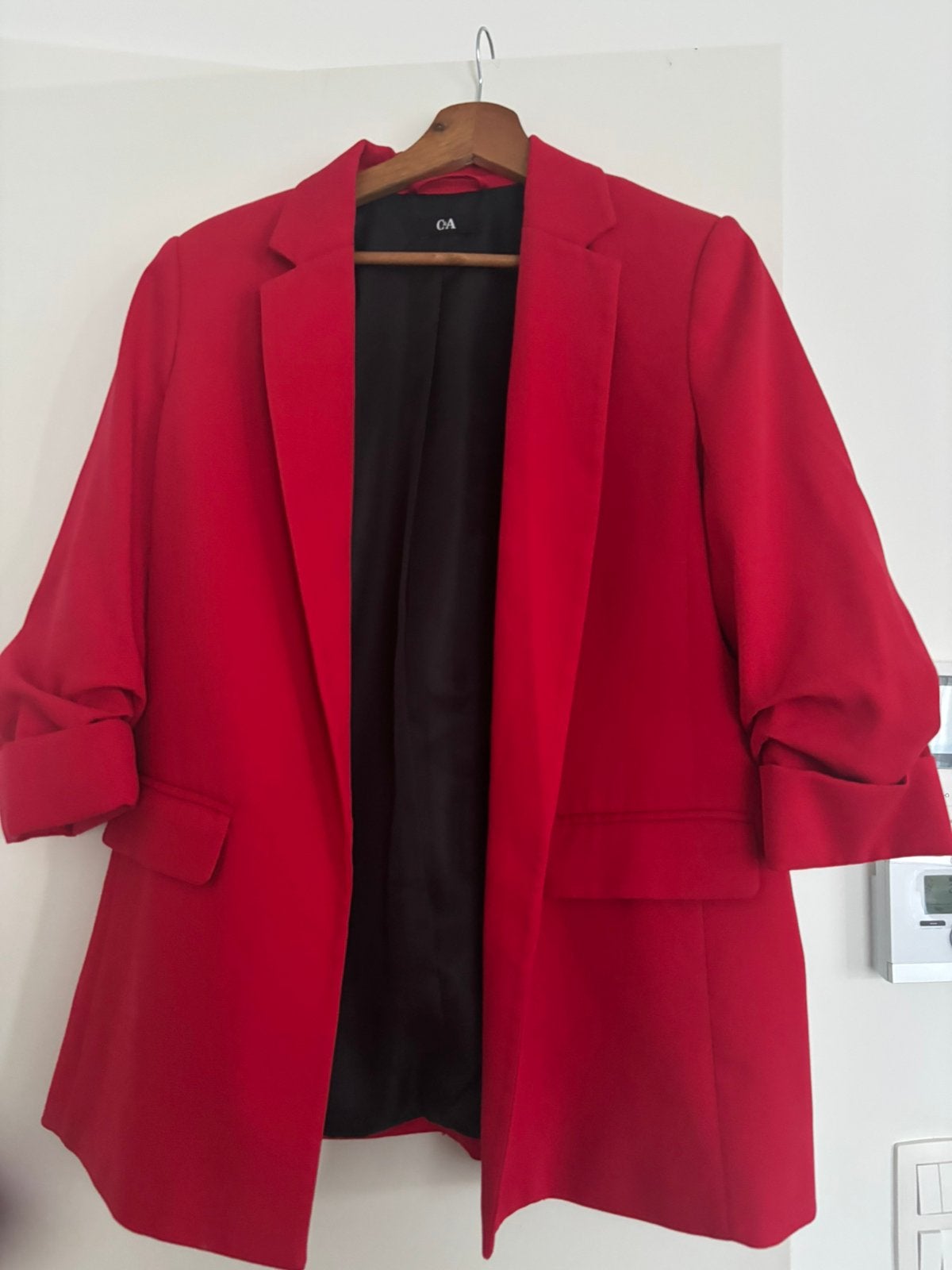 Rode blazer dames | Maat 40 | Nieuwstaat, Ophalen of Verzenden, Zo goed als nieuw, Maat 38/40 (M)