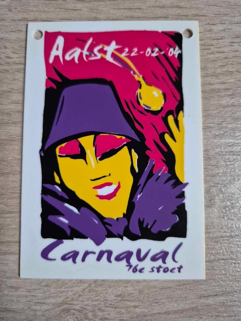Carnaval medaille plastiek Aalst 2004, Ophalen of Verzenden