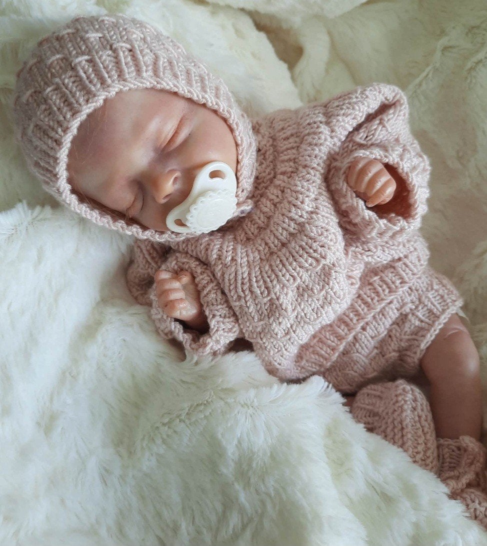 Reborn baby Salia prematuurtje, Ophalen of Verzenden, Nieuw, Pop