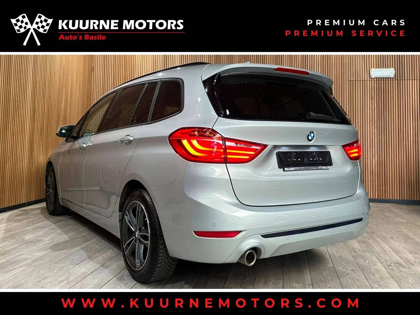 BMW 2 Serie 218 iA GranTourer SportLine Alu17"/Led/Leder/Ver, Auto's, Automaat, Gebruikt, Navigatiesysteem, Leder