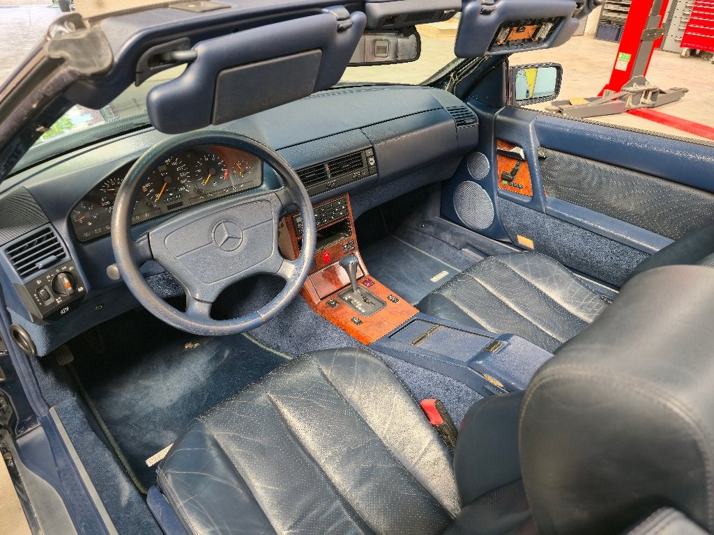 ⭐Mercedes SL300 R129  -  1992  -   140000km, Auto's, Automaat, 4 zetels, Achterwielaandrijving, Blauw