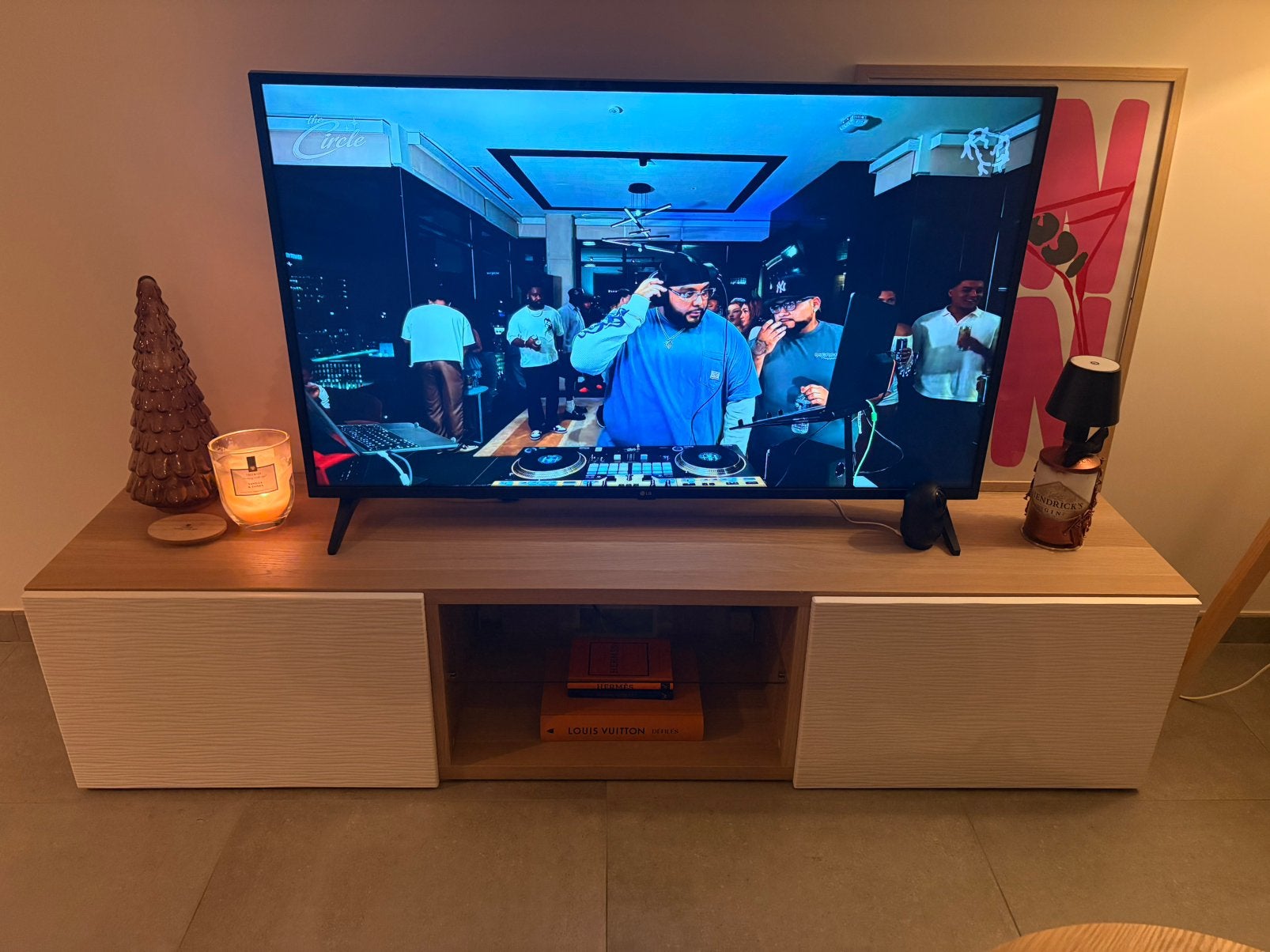 Meuble TV Ikea, Moins de 100 cm, Enlèvement, Utilisé, 50 à 75 cm