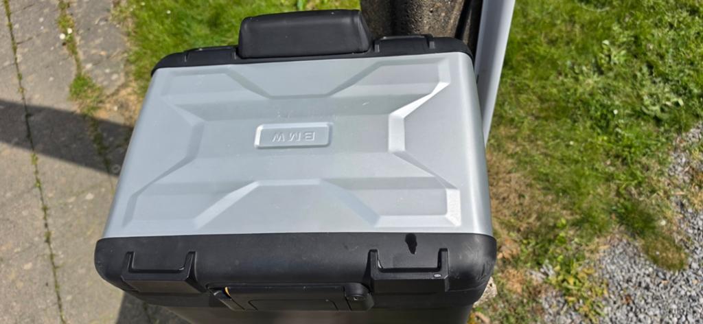 Top case BMW GS1200, Ophalen