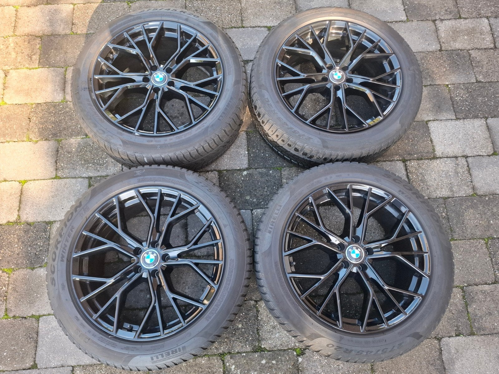 BMW X5 winterbanden, 20 inch velgen zwart., Autos : Pièces & Accessoires, Pneus et Jantes, Pneus hiver, Véhicule de tourisme, 275 mm