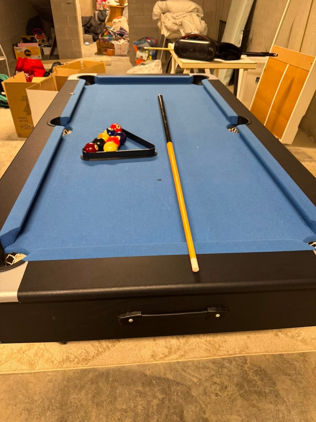biljart tafel met stokken, Ophalen of Verzenden, Gebruikt, Biljarttafel