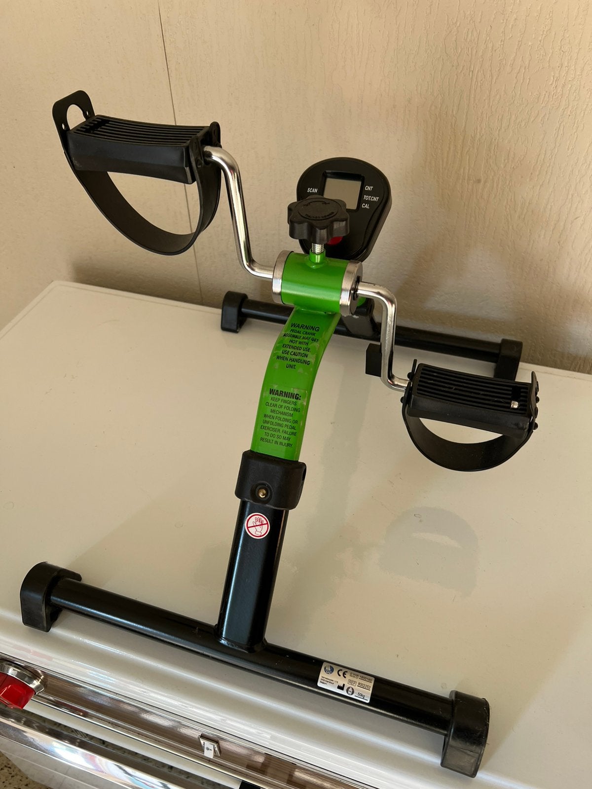 Pedaaltrainer/ revalidatie, Ophalen, Zo goed als nieuw, Metaal, Stoelfiets
