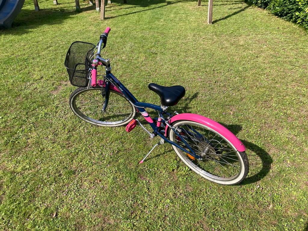 Meisjesfiets te koop, Fietsen en Brommers, Ophalen, Gebruikt, Velgrem, Versnellingen