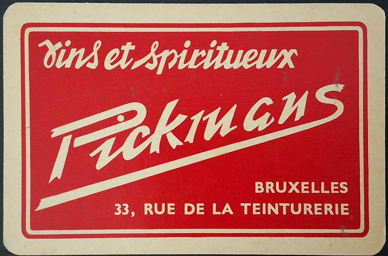 1 Speelkaart  Pickmans, Verzamelen, Ophalen of Verzenden