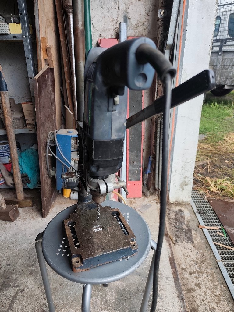 kolomboormachine peugeot in werkende staat, Doe-het-zelf en Bouw, Ophalen, Klopboormechanisme, Kolomboormachine, Gebruikt