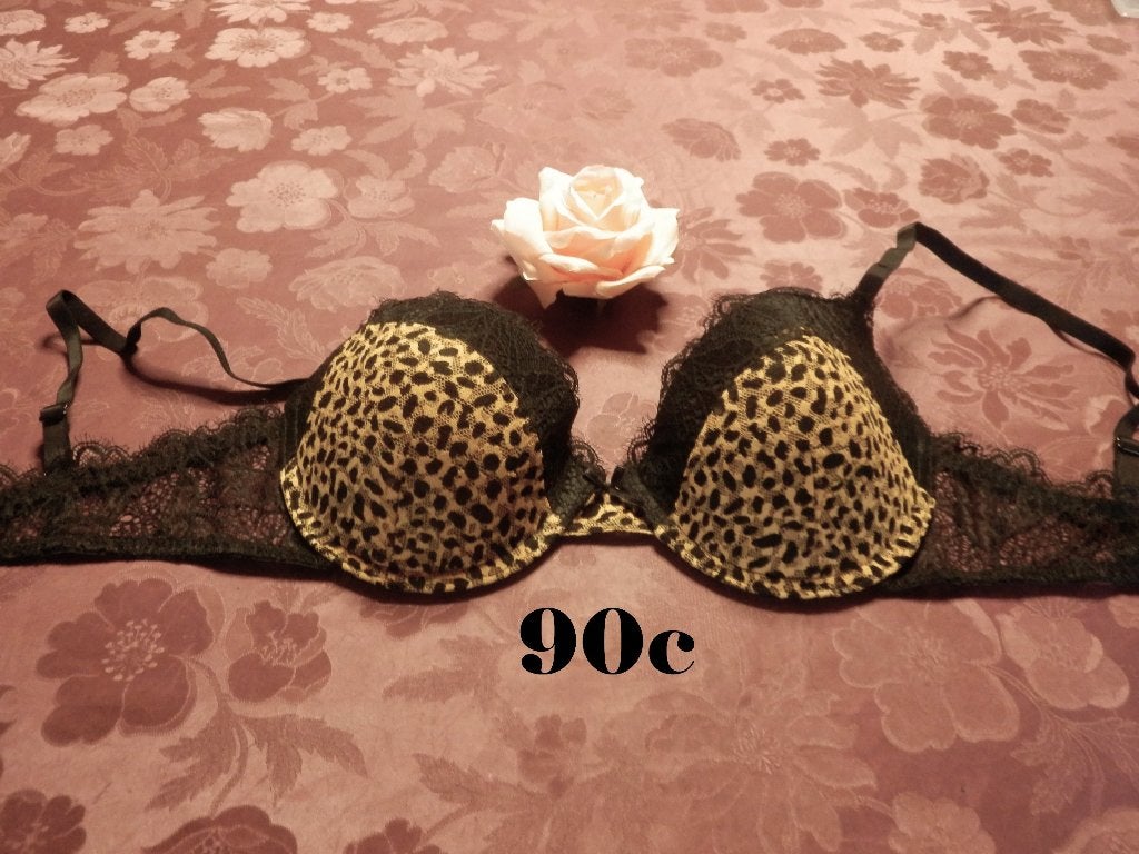 (148) - soutien gorge femme t.90c brun et noir - shein -, SHEIN, Ophalen of Verzenden, Zwart, BH