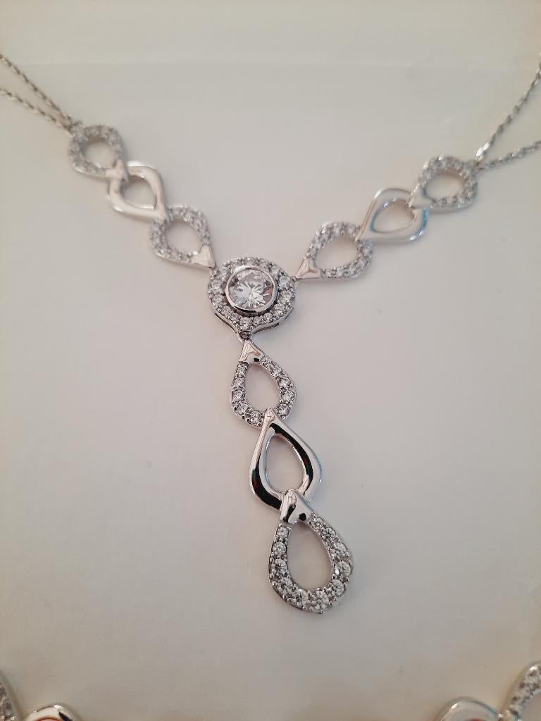 Collier New Nona Jewels, Bijoux, Sacs & Beauté, Colliers, Enlèvement ou Envoi, Neuf, Argent, Argent