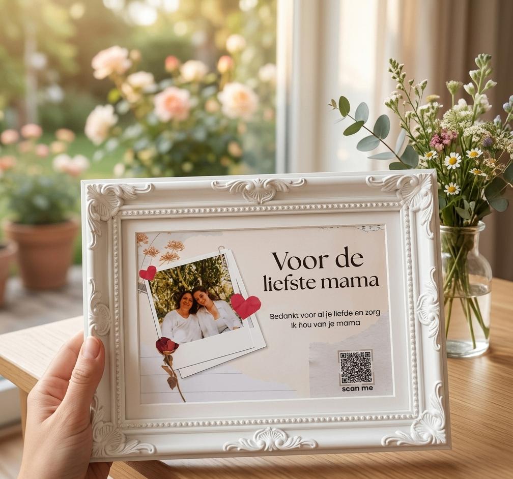 Gepersonaliseerd cadeau met foto, muziek & QR-code ️, Hobby en Vrije tijd, Kaarten | Zelf maken, Ophalen of Verzenden, Nieuw