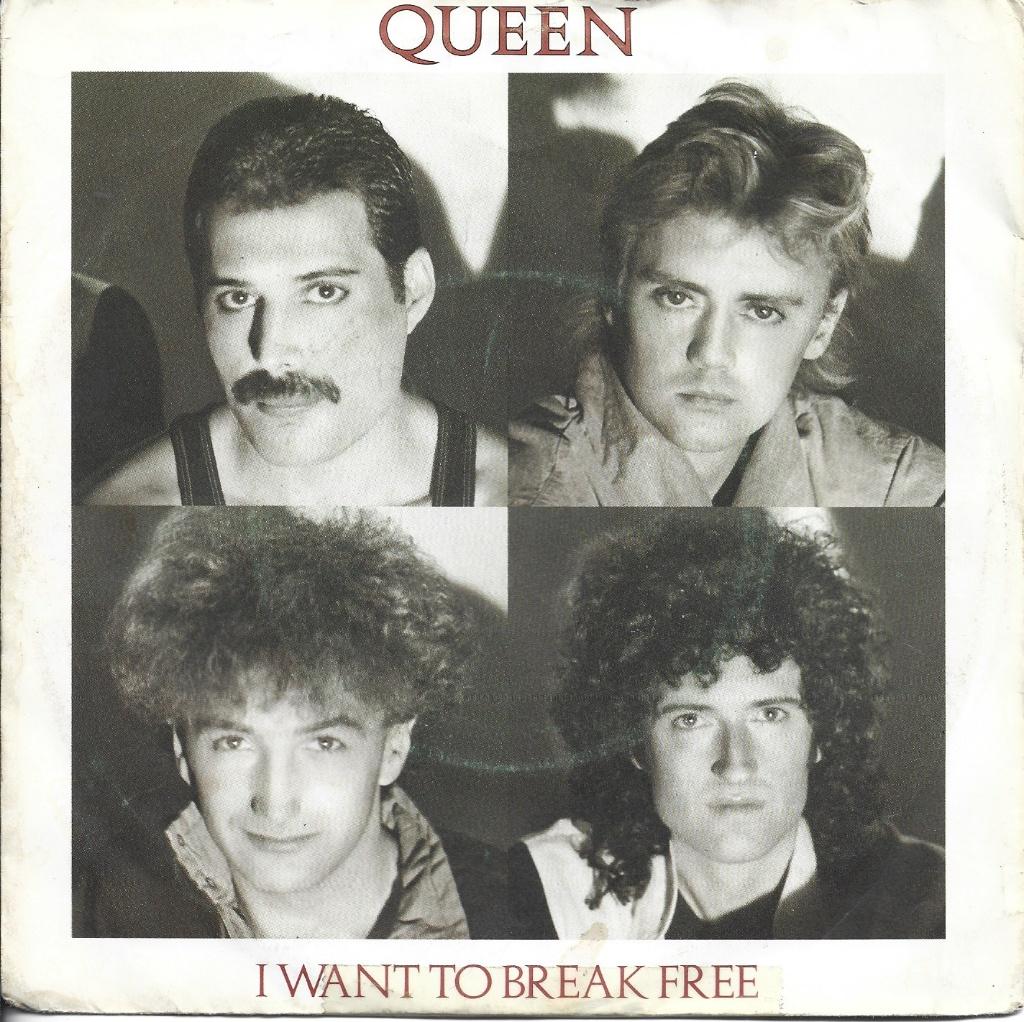 Queen i want to Break free, Cd's en Dvd's, Vinyl | Overige Vinyl, Fotohoes, Ophalen of Verzenden, Gebruikt