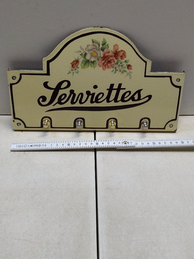 Plaque émaillée, Enlèvement ou Envoi, Comme neuf, Ustensile