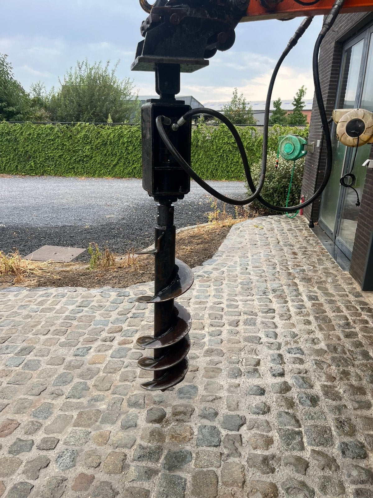 Grondboor voor minigraver, Zakelijke goederen, Machines en Bouw | Kranen en Graafmachines, Ophalen