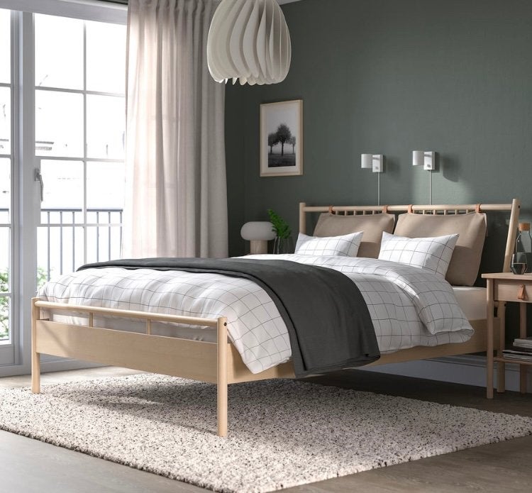 Bedframe Björksnäs Ikea, Ophalen, Zo goed als nieuw