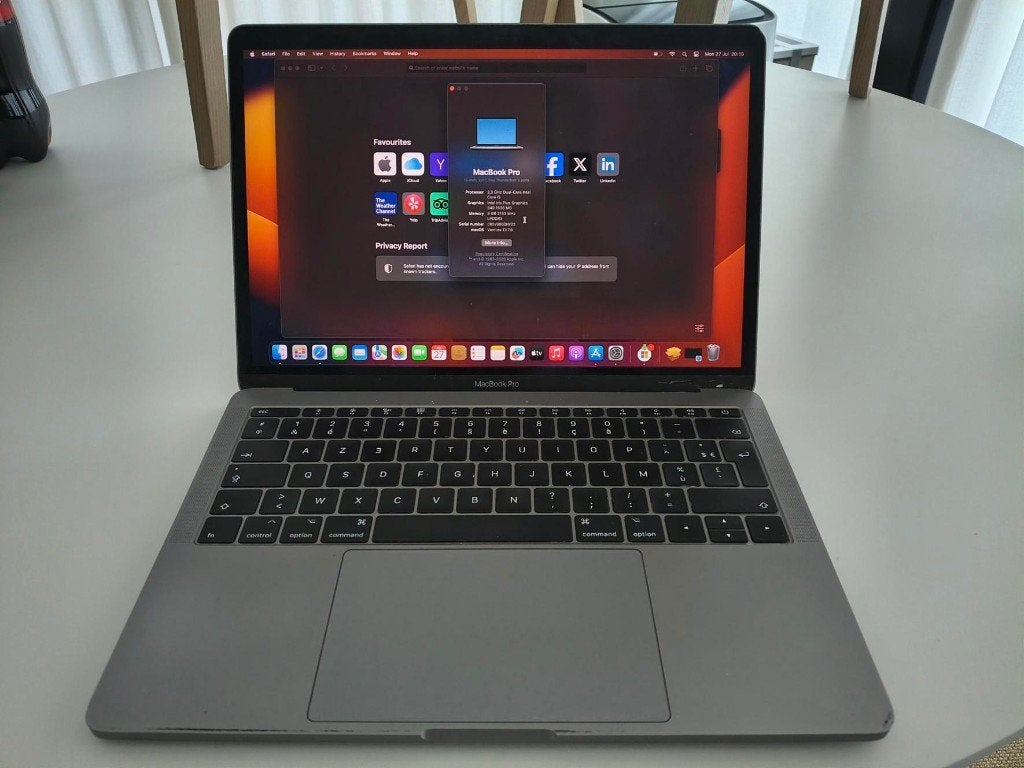 Apple MacBook Pro 2017 13,3" 128GB ssd Zilver (Azerty), Informatique & Logiciels, Enlèvement ou Envoi, 13 pouces, MacBook, Utilisé