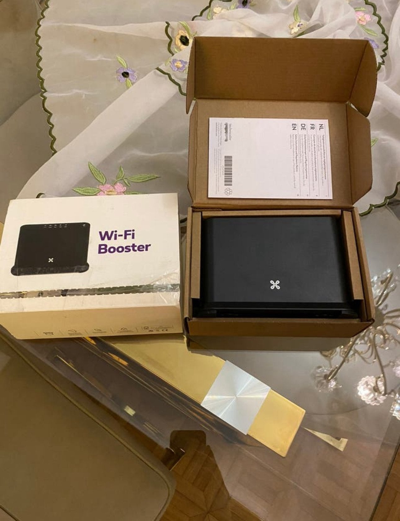 Wifi boosterV1 derrière génération fibre optique Proximus, Enlèvement ou Envoi, Comme neuf