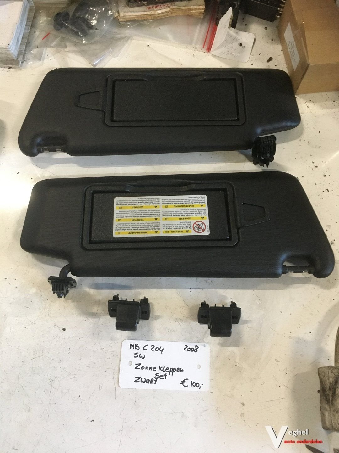 Mercedes C 204 220 cdi 2008  Zonneklep set, -, Utilisé, -, -