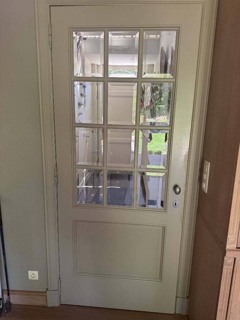 Porte en verre taillé, Enlèvement, Verre