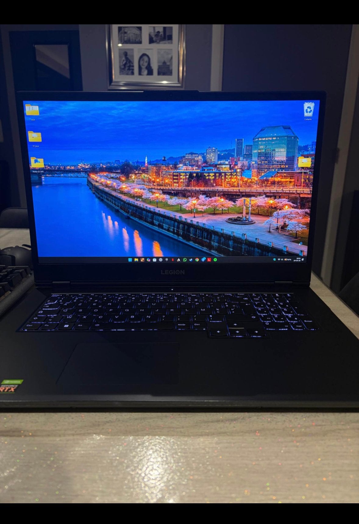 Pc portable gamer lenovo legion 5, Informatique & Logiciels, Enlèvement, Comme neuf, Gaming, SSD