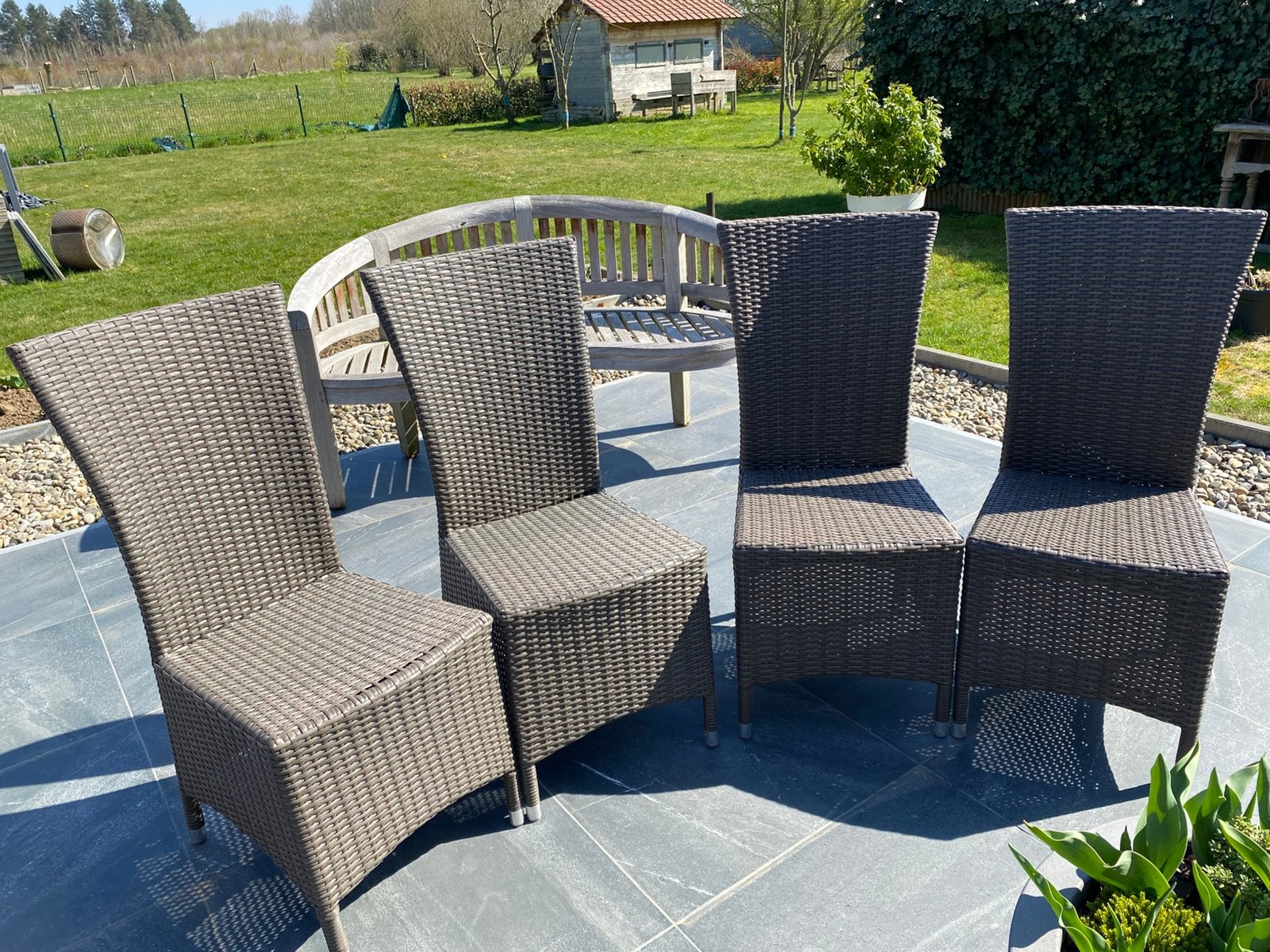 Design terras/tuinstoelen, Tuin en Terras, Ophalen, Zo goed als nieuw