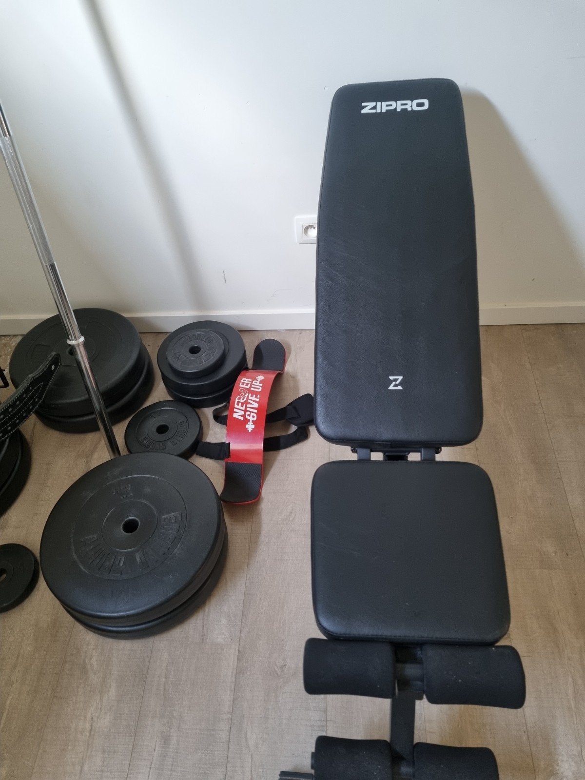 homegym te koop, Sport en Fitness, Fitnessmaterialen, Halterschijven, Ophalen