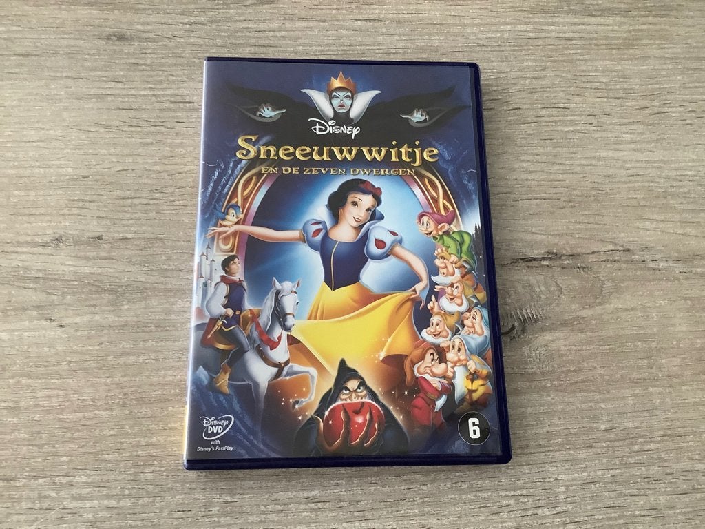 Disney Sneeuwwitje DVD (2014), Cd's en Dvd's, Europees, Tekenfilm, Alle leeftijden, Nederlands