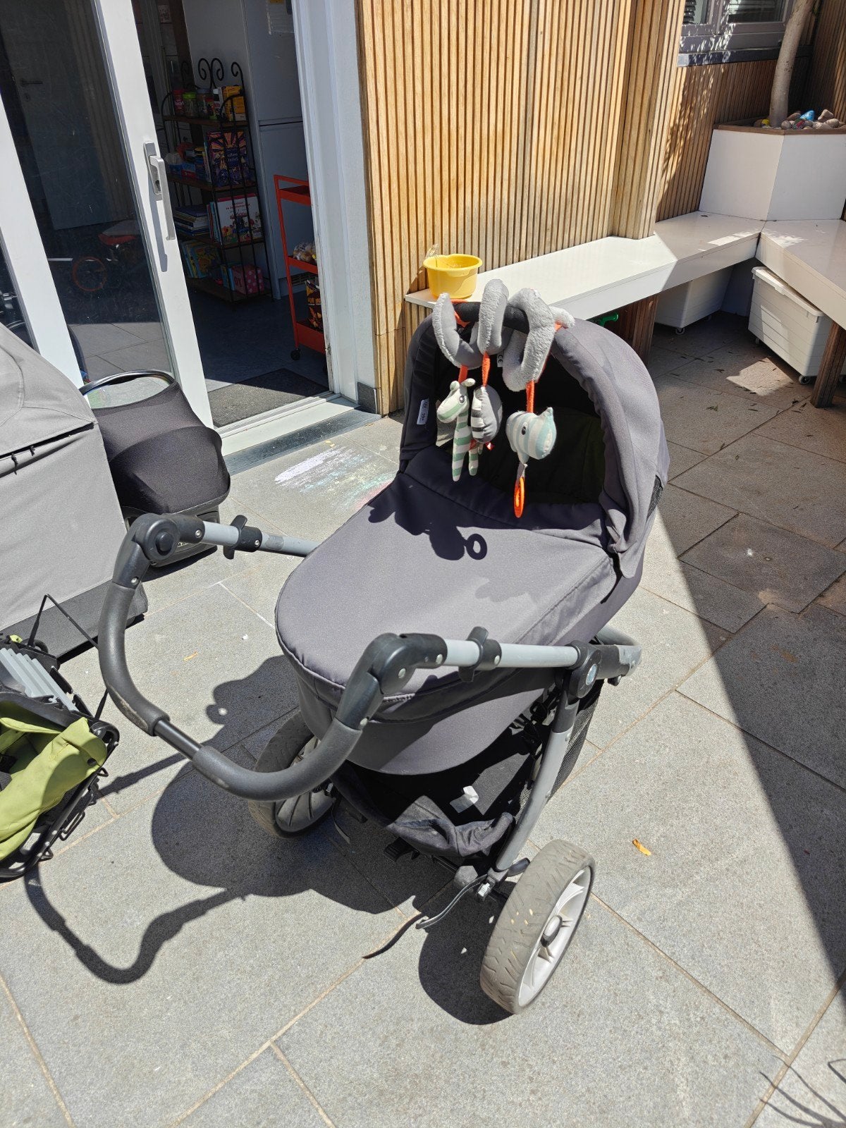 Teutonia kinderwagen met 3 zitopties (maxi-cosi inclusief), Gebruikt, Verstelbare duwstang, Maxi-Cosi, Ophalen