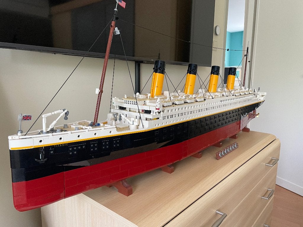 Lego Titanic 10294, Ophalen, Compleet, Lego, Zo goed als nieuw