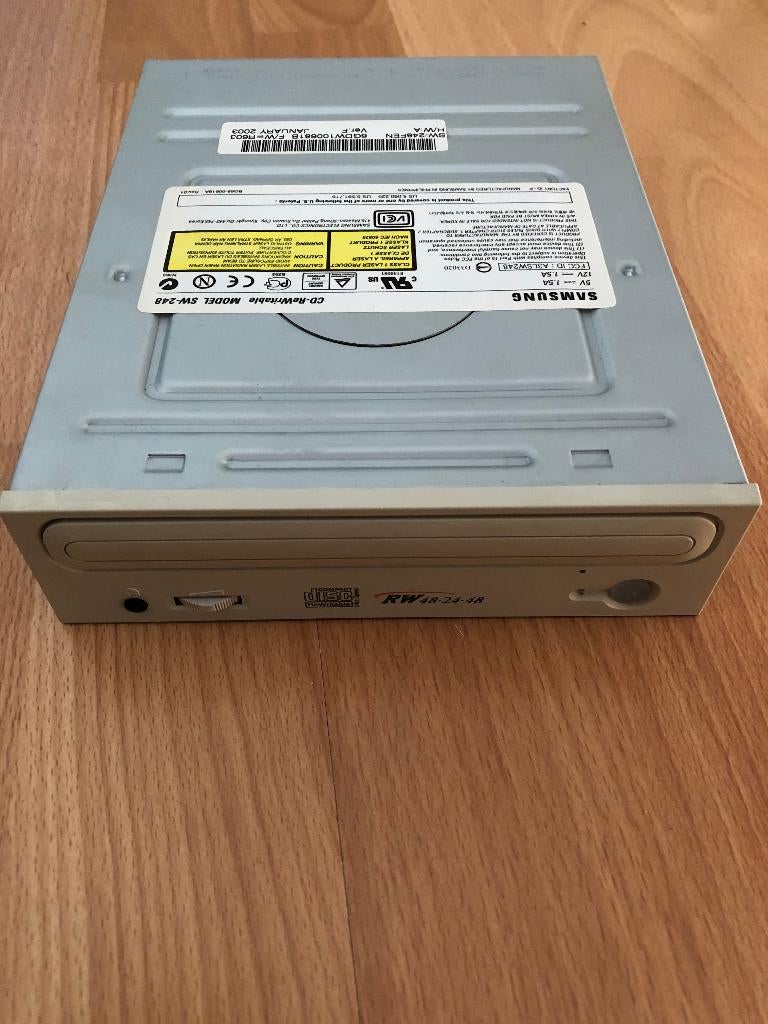 Samsung CDRW Model SW-248 IDE (48-24-48 speed), Computers en Software, Optische drives, Ophalen, Gebruikt, Intern, Cd